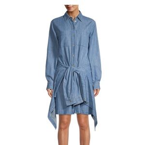 Michael Kors
tied-waist denim dress color:vintage wash size:Small